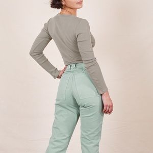 Big Bud Press Pencil Pants - Sage Green S